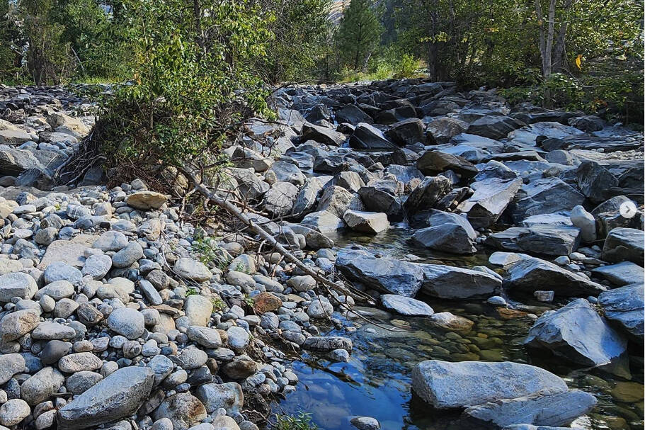 Creeks and rivers are running dry, prompting a Level 5 Drought rating for the Okanagan. (Okanagan WaterWise photo)