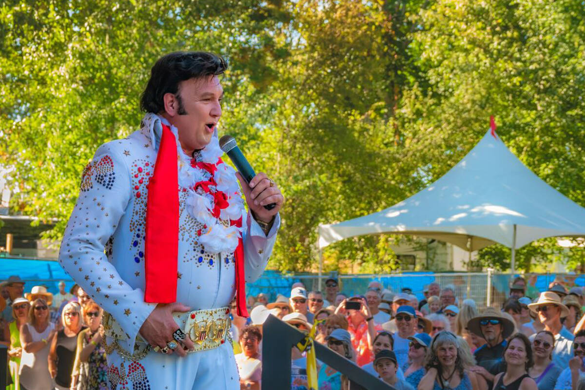 Darren Lee and the Memphis Flash perform during the Rock the Park music festival at the outdoor stage in Parksville Community Park. (Oceanside Photography Society)