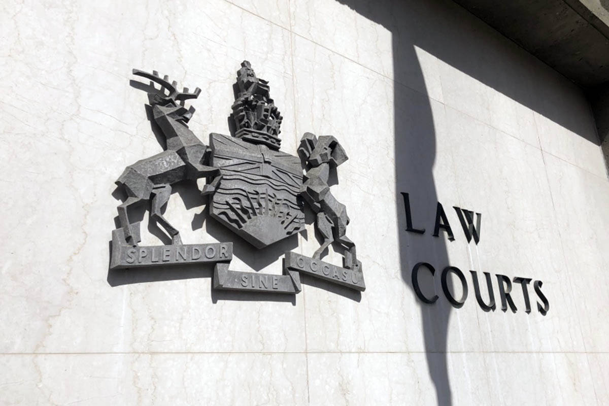 A man convicted of charges in relation to two 2017 robberies was sentenced to three years in prison on Aug. 24. (Black Press Media file photo)