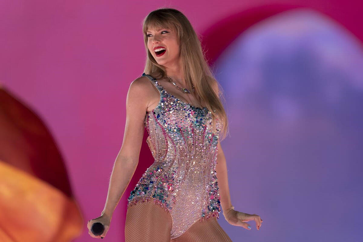 Taylor Swift performs during The Eras Tour on May 5 at Nissan Stadium in Nashville, Tenn. (The Canadian Press/AP/George Walker IV)
