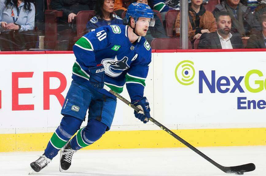 Elias Pettersson and his camp will hold off on contract talks with the Canucks until after the season. Photo courtesy of Canucks.com