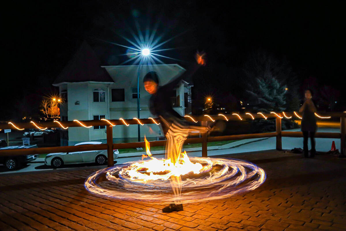Splash of Light will feature fire dancers. (Photo submitted/Austin Moloughney)