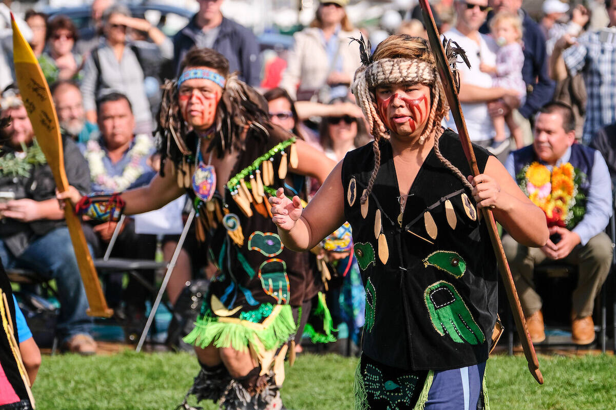 A previous One Wave gathering celebrates strengths and success of North and South Pacific Peoples through song and dance. (Don Craig)