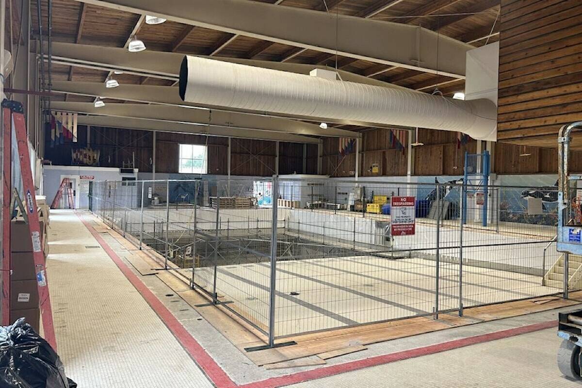 After a closure that has lasted more than two years, the District of Port Hardy’s indoor swimming pool is now on track to open by the end of December. (District of Port Hardy photo)