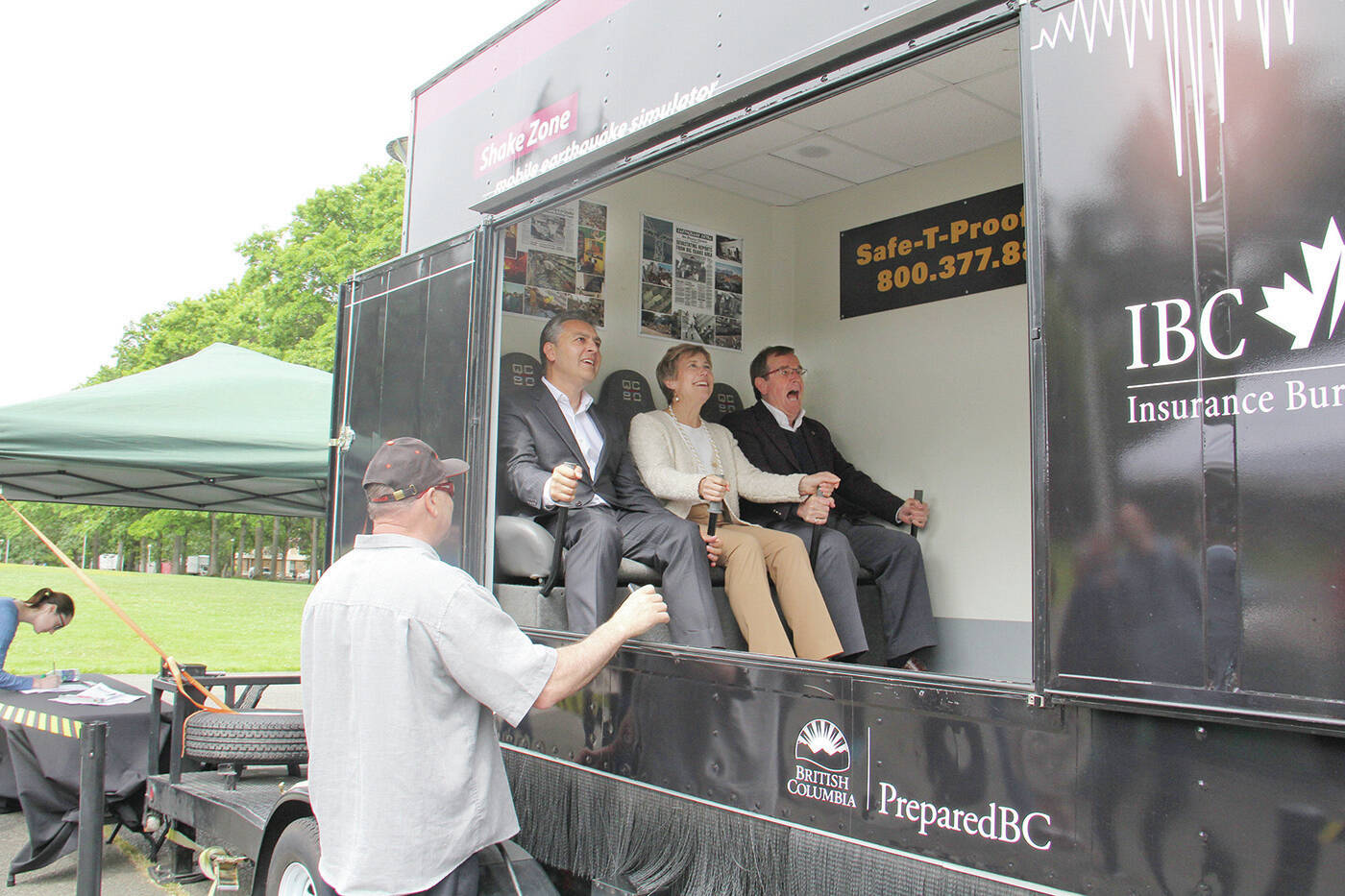 The Quake Cottage earthquake simulator is among the activities expected at the Sept. 14 safety fair at UVic. (Black Press Media file photo)