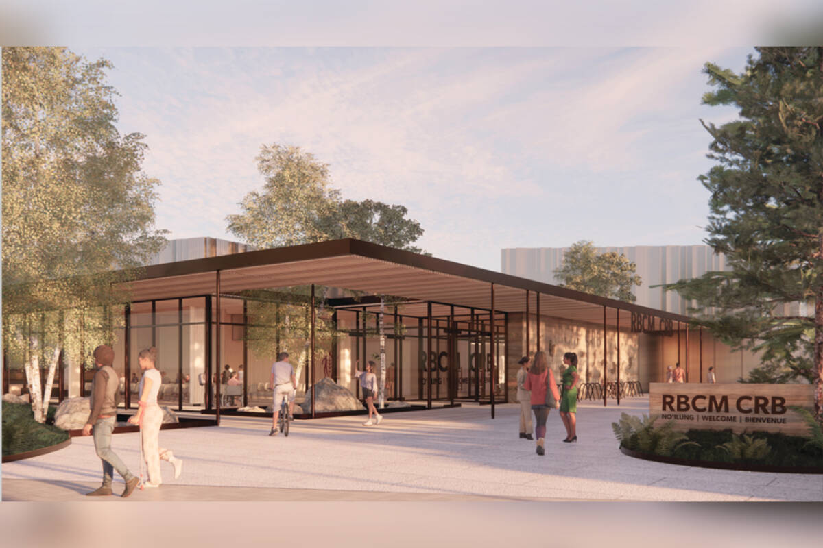 A rendering of the Royal B.C. Museum’s collections and research building in Colwood. (Courtesy Province of British Columbia)