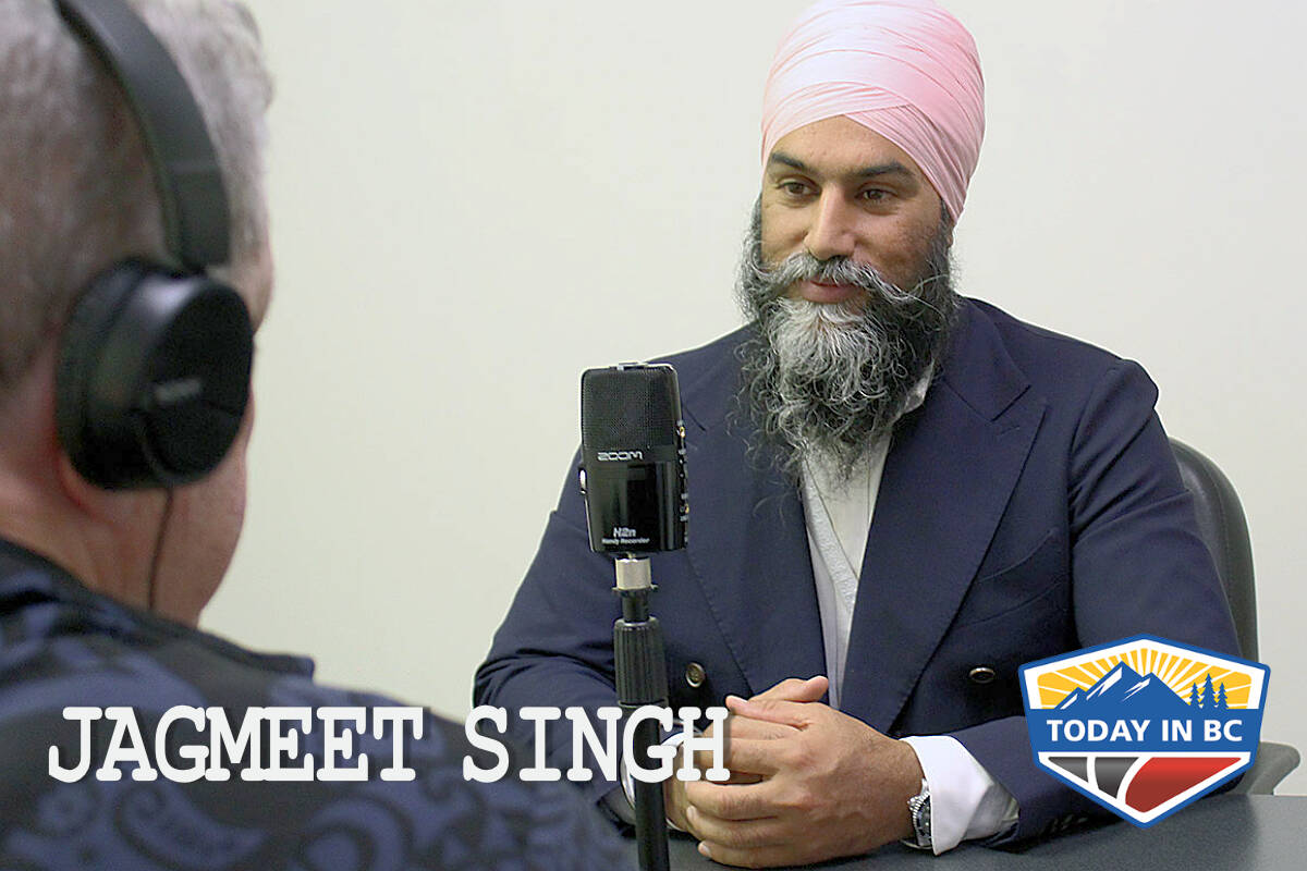 Federal NDP leader Jagmeet Singh. (Greg Sakaki photo)