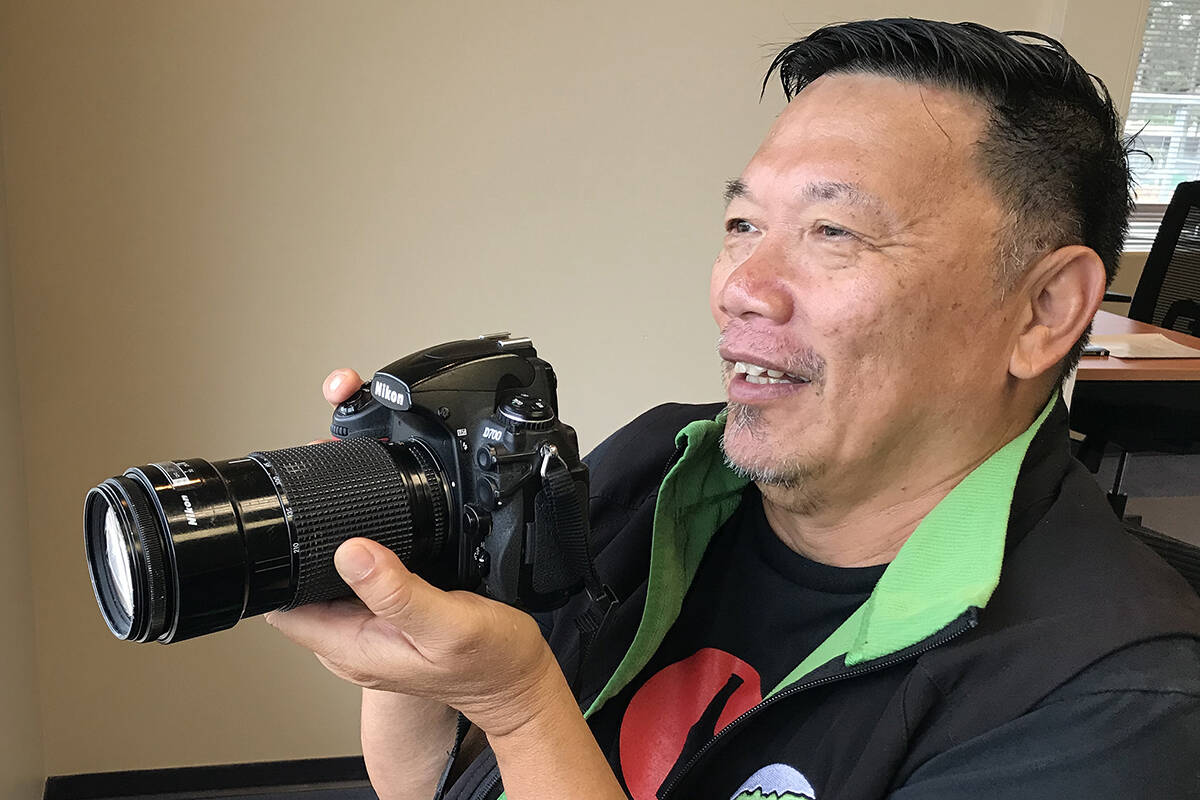 PQB News reporter/photographer Michael Briones has won a pair of Canadian Community Newspaper Awards for 2023. (Kevin Forsyth photos)