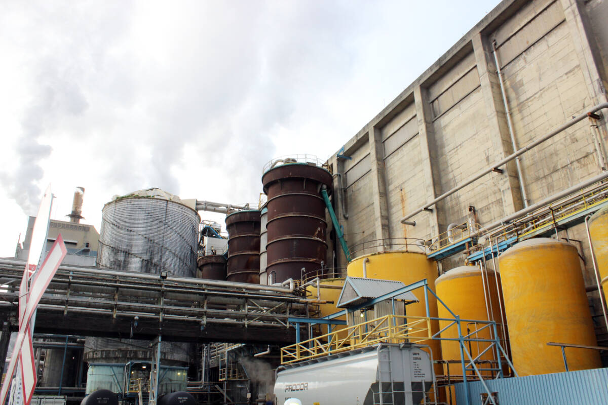 Kraft operations will be starting up again at the Paper Excellence Crofton pulp mill, but not paper production. (File photo by Don Bodger)