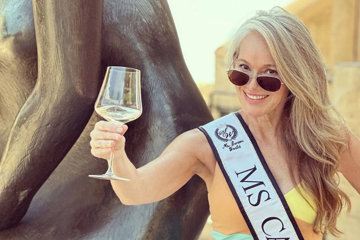 Kelowna’s Laura Draycott is in the running for Ms. Senior World 50. (Instagram/@laurainkelowna)