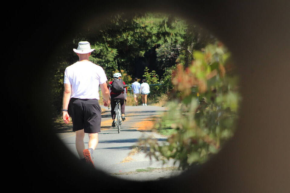A Sooke man proposes transforming the Galloping Goose into a community gallery that celebrates the region’s cultural and environmental diversity, going beyond its role as a transportation corridor. (File – Black Press Media)