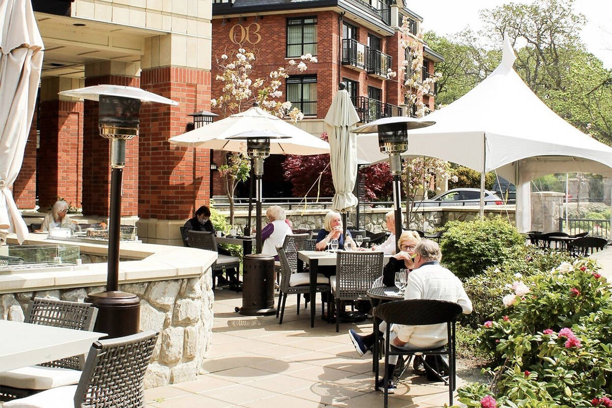 Faro at Oak Bay Beach Hotel made the inaugural 100 Best Restaurants for Outdoor Dining list by opentable.com last year. The hotel is No. 7 in top hotels for western Canada according to Conde Nast Traveler readers. (Courtesy Oak Bay Beach Hotel)
