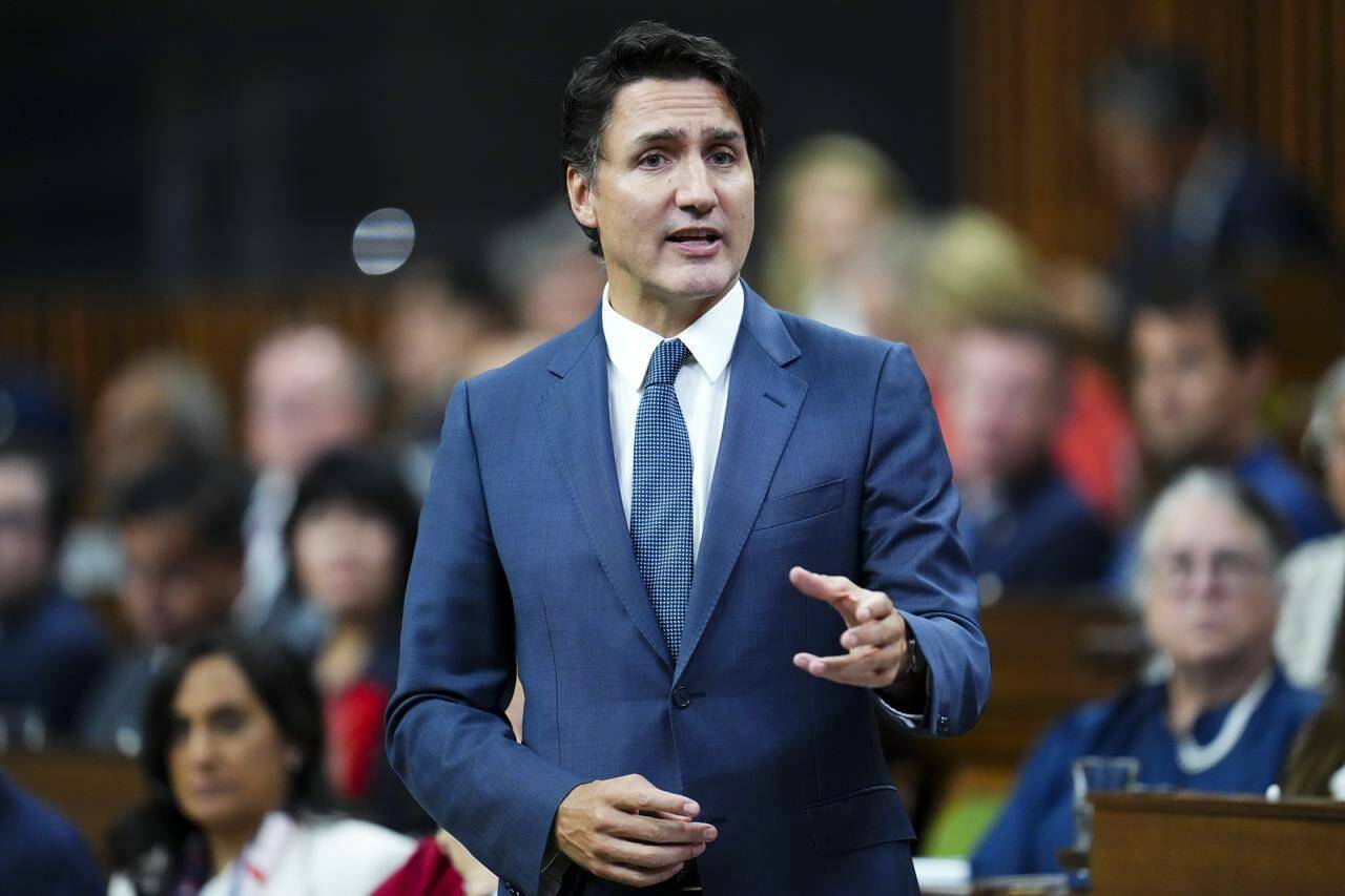 The federal government’s new dental insurance plan has yet to be introduced, but advocates are warning the eligibility criteria for people with disabilities could be cumbersome and may not capture everyone who should have access to the program. Prime Minister Justin Trudeau responds to a question during question period in the House of Commons on Parliament Hill in Ottawa on Tuesday, Oct. 3, 2023. THE CANADIAN PRESS/Sean Kilpatrick