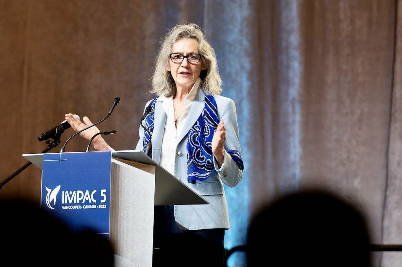 Former federal fisheries ministers Joyce Murray (above) and Bernadette Jordan are being sued by Mowi, an international fish farm company, for the federal government’s decision to close sites in the Discovery Islands. File photo by IMPAC5