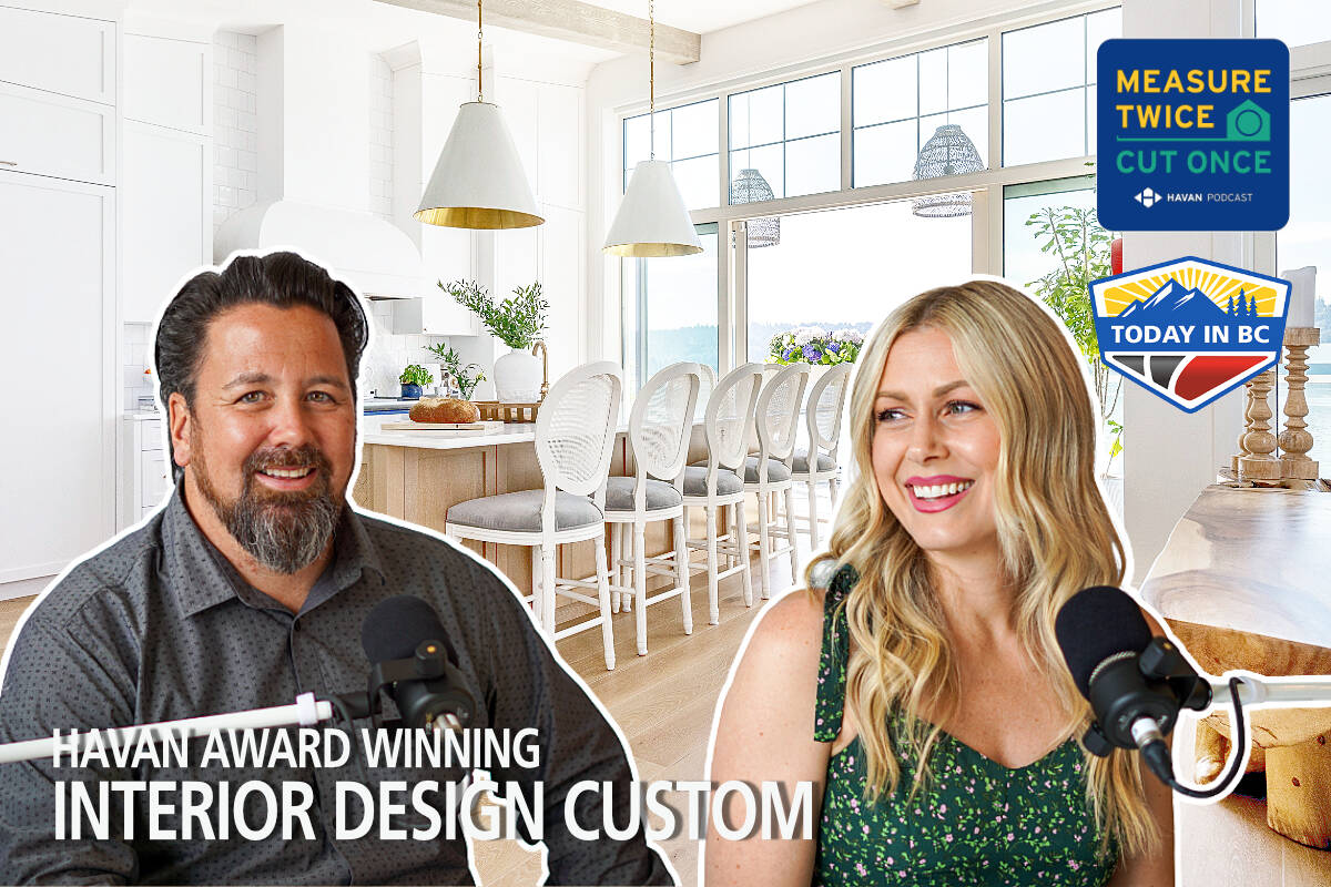 Matt Jauch of Marcraft Homes and Karly McLeod of Karly Kristina Design. (HAVAN photo)