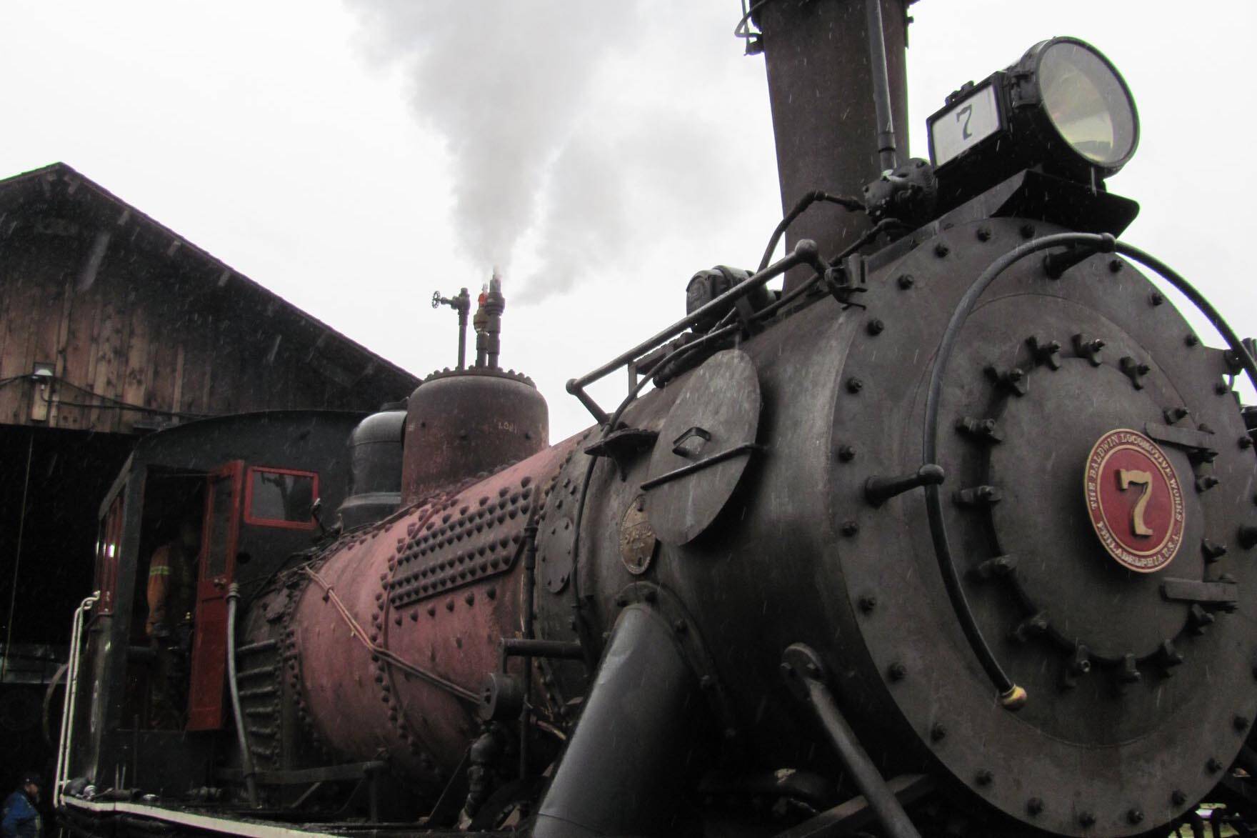 The No. 7 steam train went through some internal rebuilding after the boiler broke, halting operations in 2018. (PHOTO COURTESY WVI INDUSTRIAL HERITAGE SOCIETY))