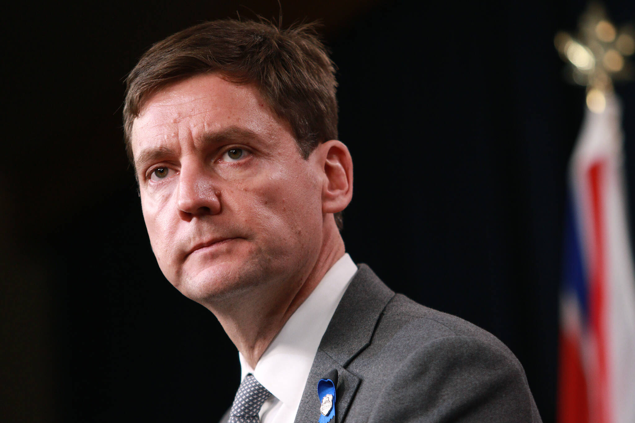 Premier David Eby (Monday) questioned the federal government’s decision to exclude British Columbia from energy rebates and incentives in acknowledging that Ottawa hasn’t ‘shown up in B.C.’ yet in the way that he would hope. But he also held out hope that relations would improve. (THE CANADIAN PRESS/Chad Hipolito)