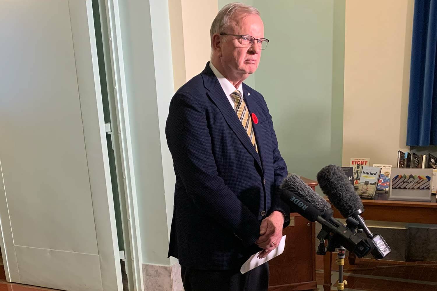 Forests Minister Bruce Ralston says new legislation tabled Monday (Oct. 30) promises to improve forest management, but others are still reviewing the legislation, while UBC forestry professor 
(Wolf Depner/News Staff)