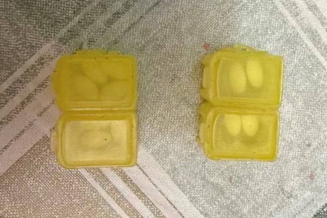 West Shore RCMP urged parents to check Halloween candy after medication was believed to have been inadvertently handed out Oct. 31 in Colwood. The medication was found inside the home on Nov. 1. (Courtesy West Shore RCMP)