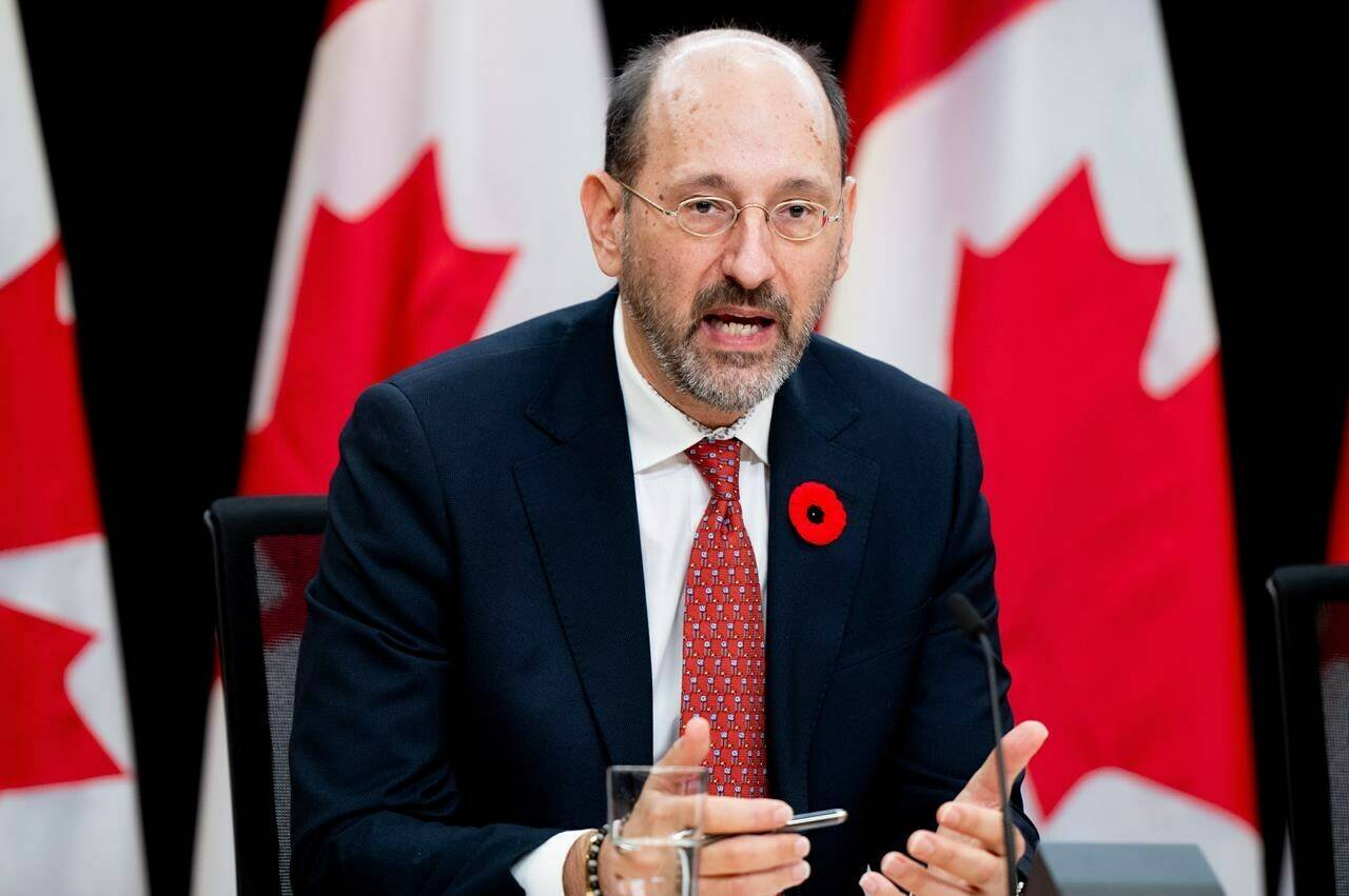 Correctional Investigator of Canada, Dr. Ivan Zinger, delivers remarks at the National Press Theatre in Ottawa, on Thursday, Nov. 2, 2023. THE CANADIAN PRESS/Spencer Colby