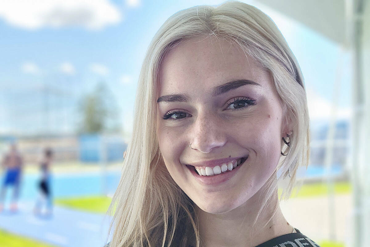 Langley heptathlon star Georgia Ellenwood will require surgery after apparently re-injuring her Achilles tendon at the Pan Am games in Chile. (Langley Advance Times files)