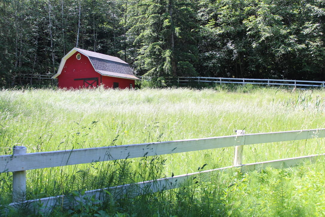 A barn in a field in East Sooke (John McKinley file photo)