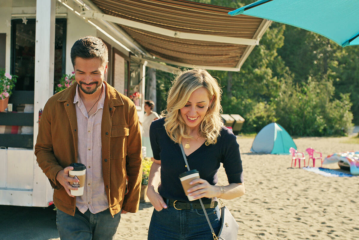 Maple Ridge’s Whonnock Lake was a backdrop for scenes in Netflix romantic series Virgin River. (Netflix, Special to The News)
