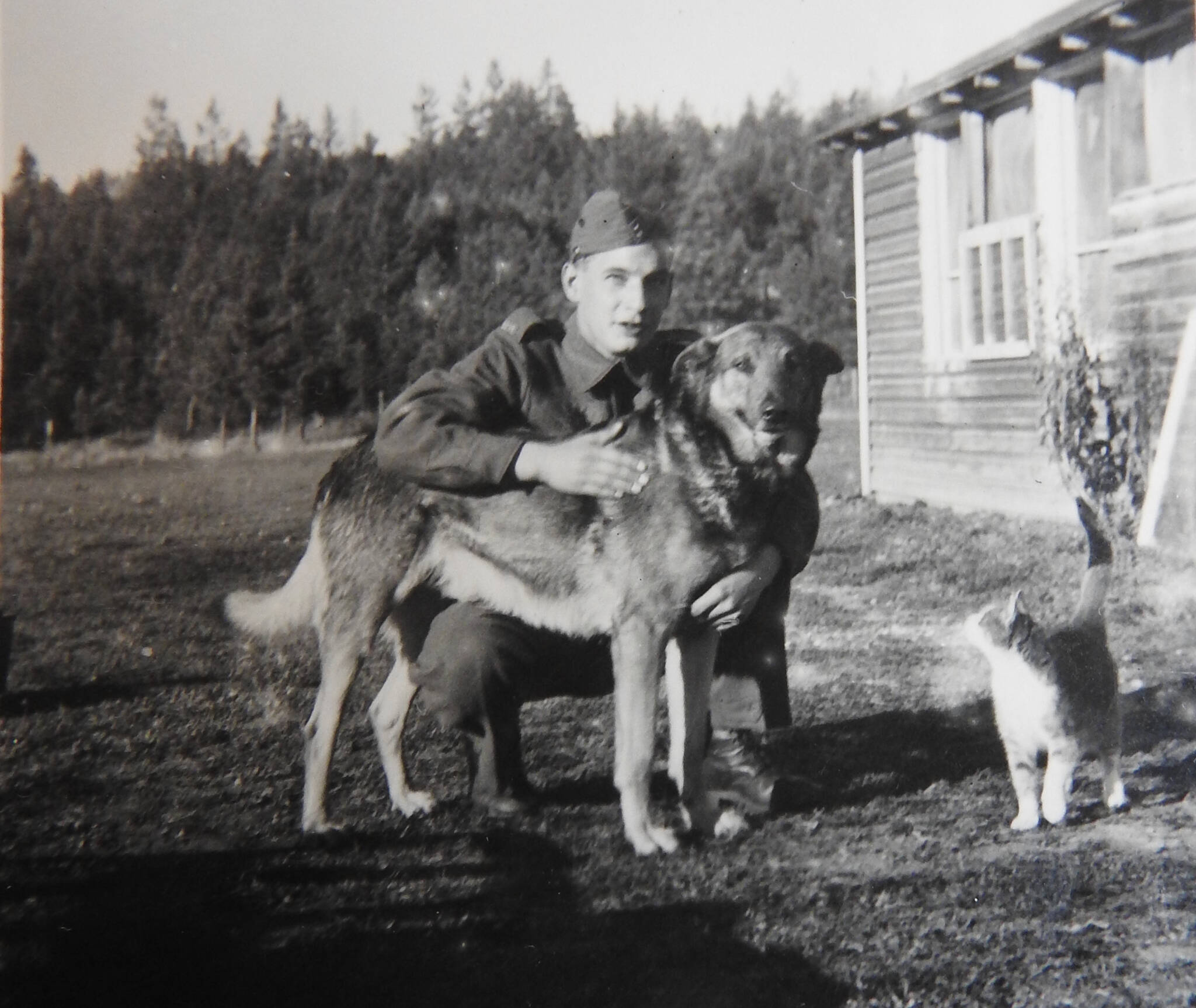 Ronald Brewer poses in uniform in 1941 (Photo by Gillian Francis)