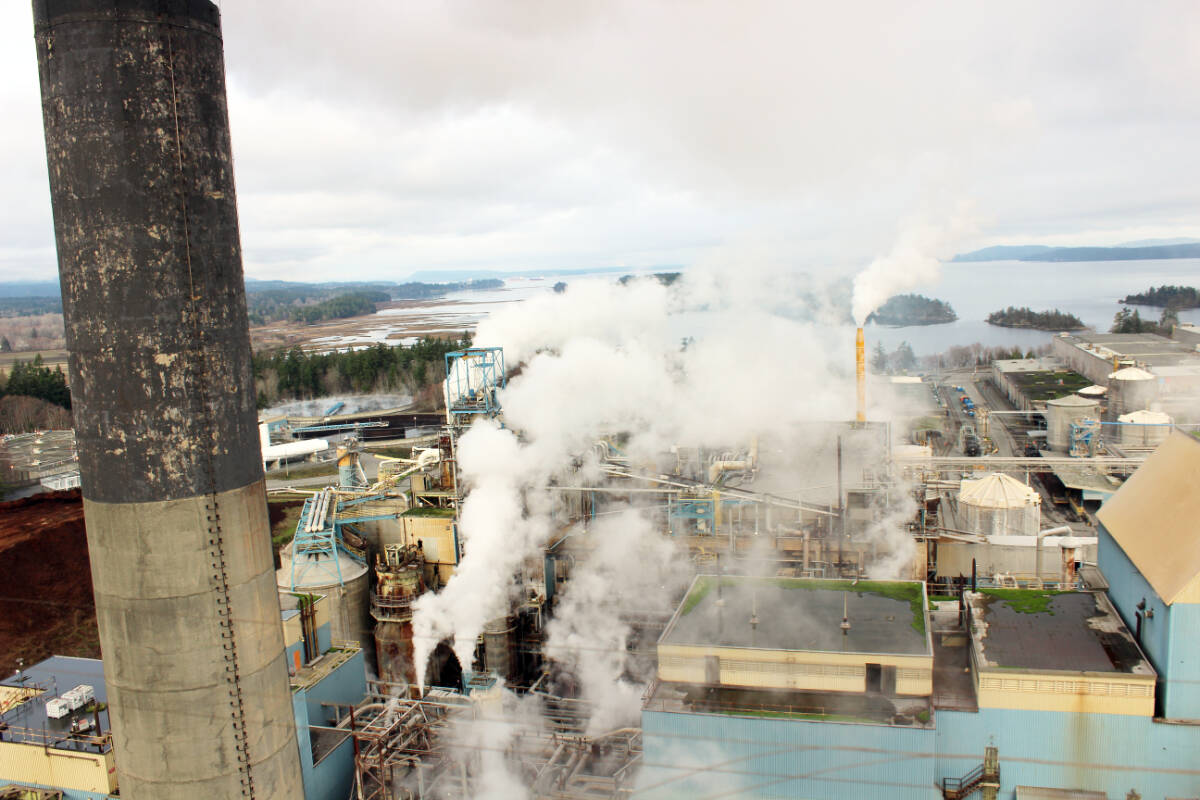 Paper operations at the Crofton mill are now curtailed until at least the end of February 2024. (Photo by Don Bodger)