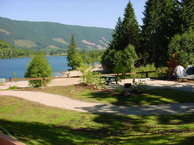 Lake Cowichan town councillor Lorna Vomacka wants the town to consider renting out campsites at its Lakeview Park Campsite during the offseason on a monthly basis to help deal with the housing crisis. (Lake Cowichan photo)
