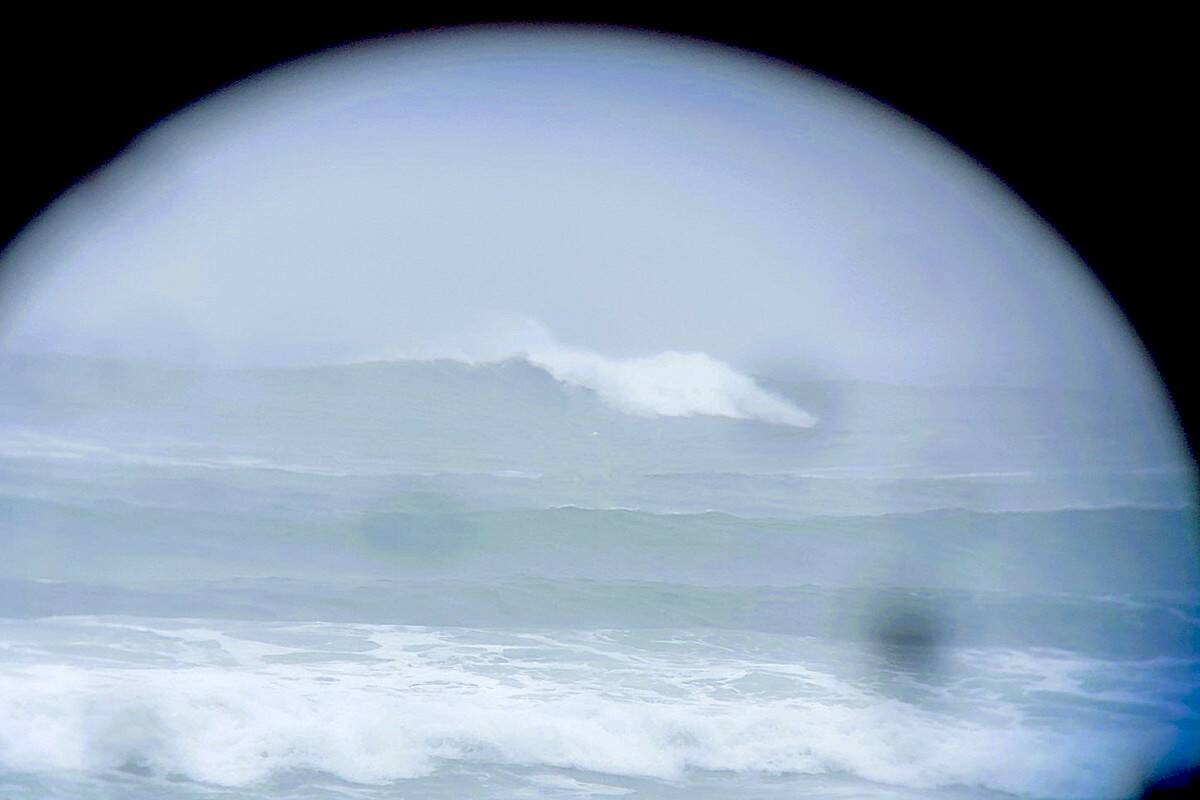 UVic oceanographer Johannes Gemmrich has co-authored new research on usng artificial intelligence to predict the likelihood of rogue waves. (Courtesy of Johannes Gemmrich)