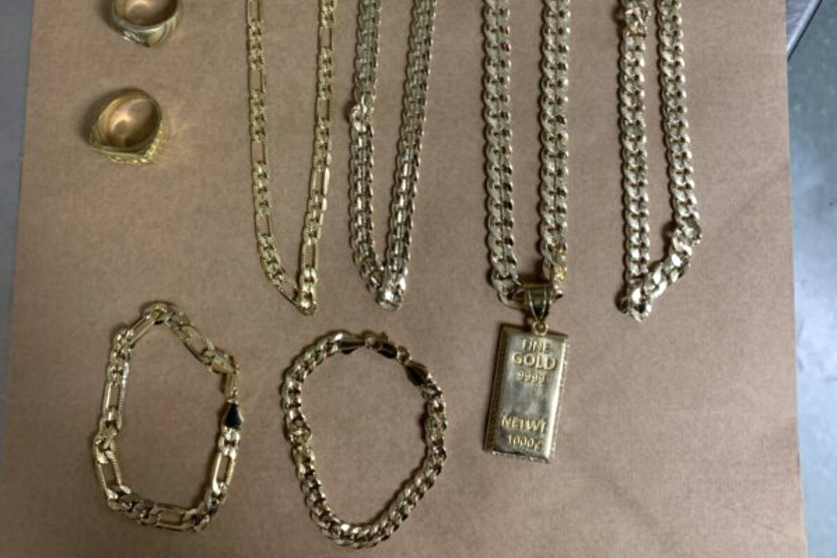 Police are warning the public after a New Westminster man was scammed into buying fake gold for $1,800. (New Westminster Police Department)