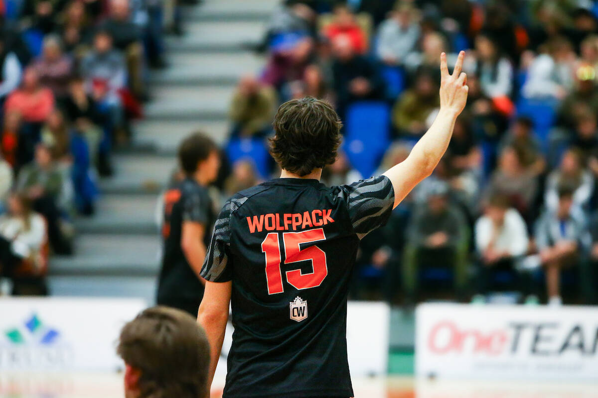 Thompson Rivers University men’s volleyball player Owyn McInnis died from his injuries he suffered in a car crash on Wednesday, Nov. 29. (@goTRUWolfPack/X)