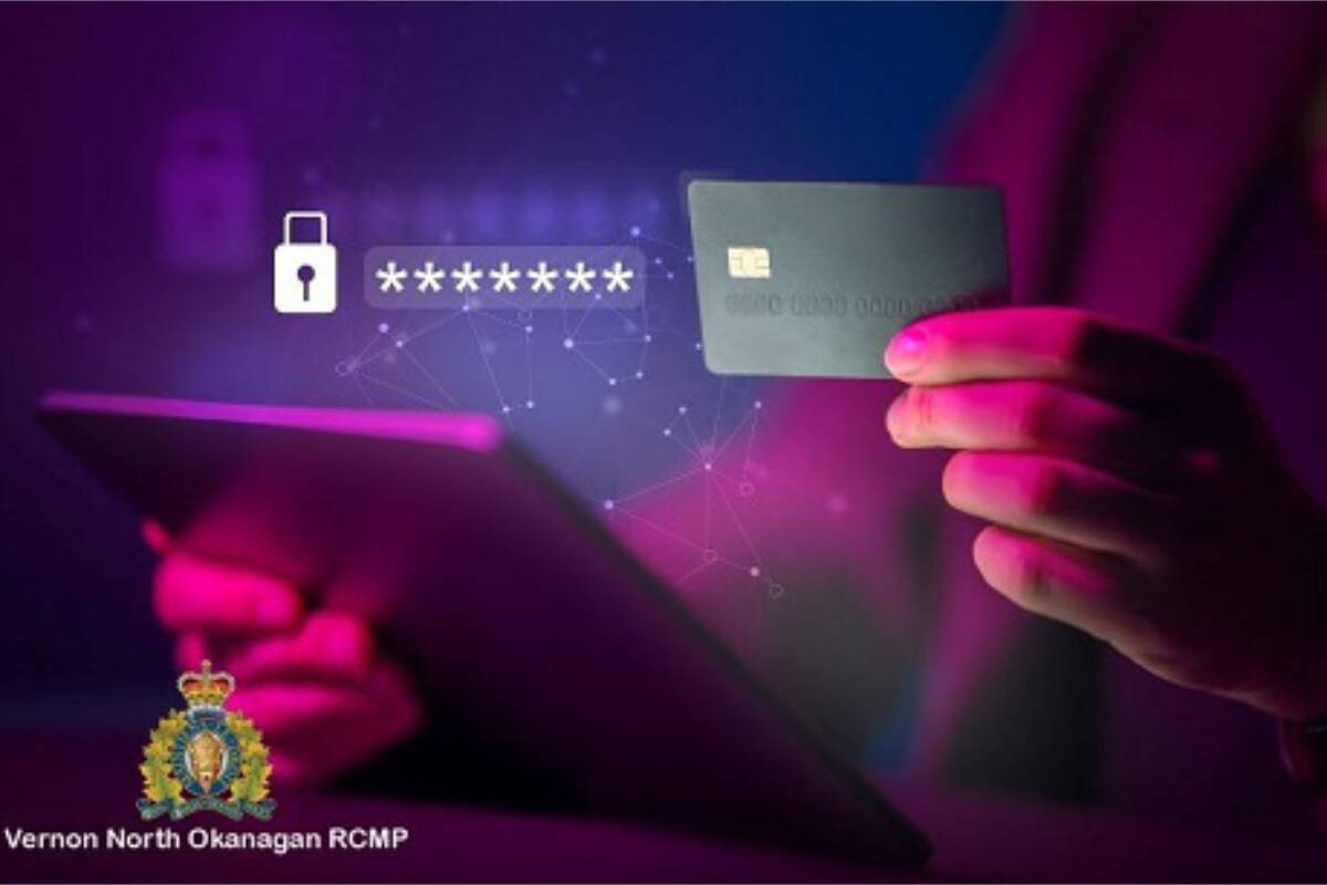 Vernon North Okanagan RCMP has offered up some tips to help safely do online shopping over the holiday season. (Vernon North Okanagan RCMP)