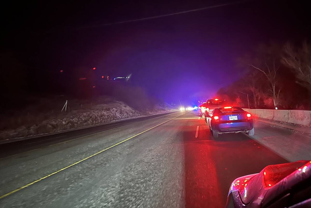 The ‘Light Up the Province’ initiative put on by BC Highway Patrol took 222 impaired drivers off the streets on Saturday, Dec. 2. (Jordy Cunningham/Capital News)