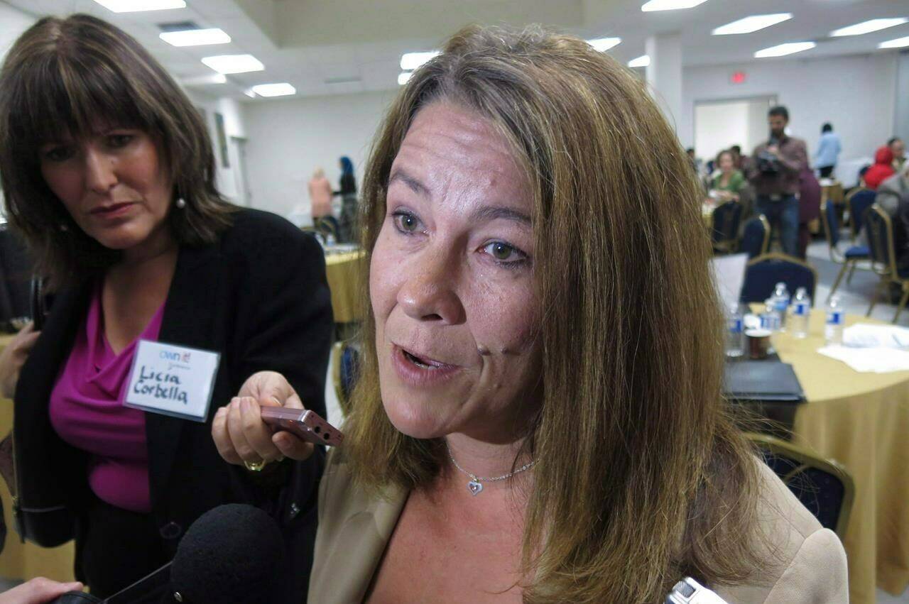 Chris Boudreau, whose son Damian Clairmont converted to Islam and died fighting in Syria last winter, is shown speaking to reporters Thursday, Sept. 11, 2014. Boudreau is worried anger over the conflict between Israel and Hamas could lead to an increase in radicalization.THE CANADIAN PRESS/Bill Graveland