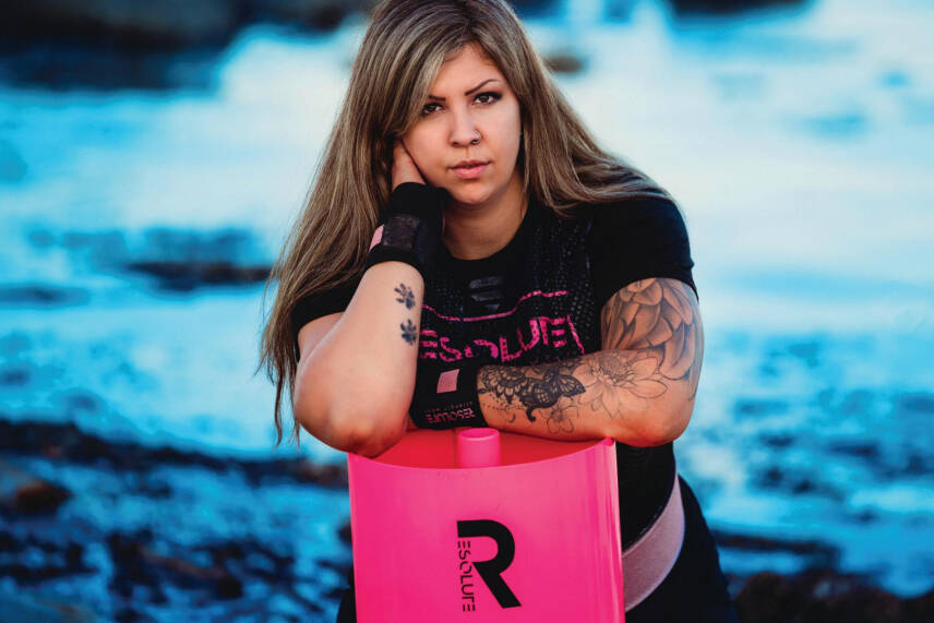 Lataisha Maynard owns Feral Strength Training in Comox. Photo by Ali Roddam