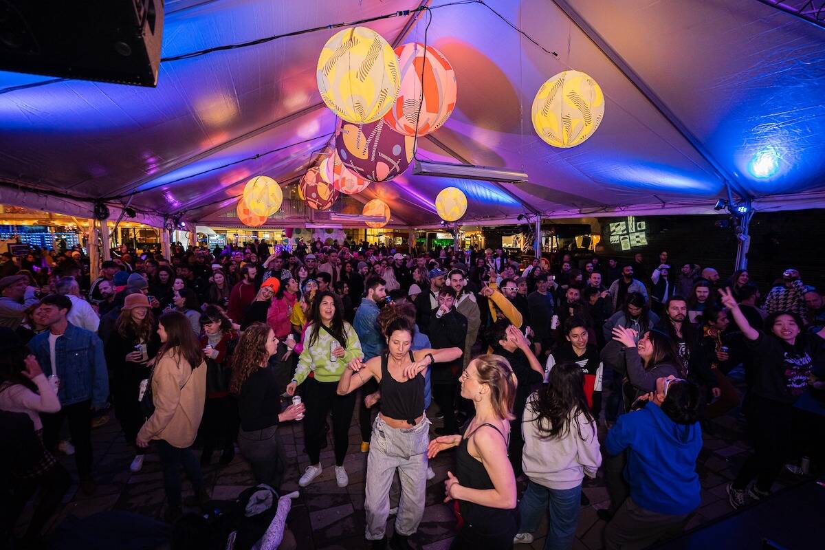 The Winter Arts Festival will transform Victoria into an open-air gallery and celebration featuring 3D art, light projections, digital and augmented reality, laser animations, and more. (@carrot_ee, courtesy Winter Arts Festival Facebook)