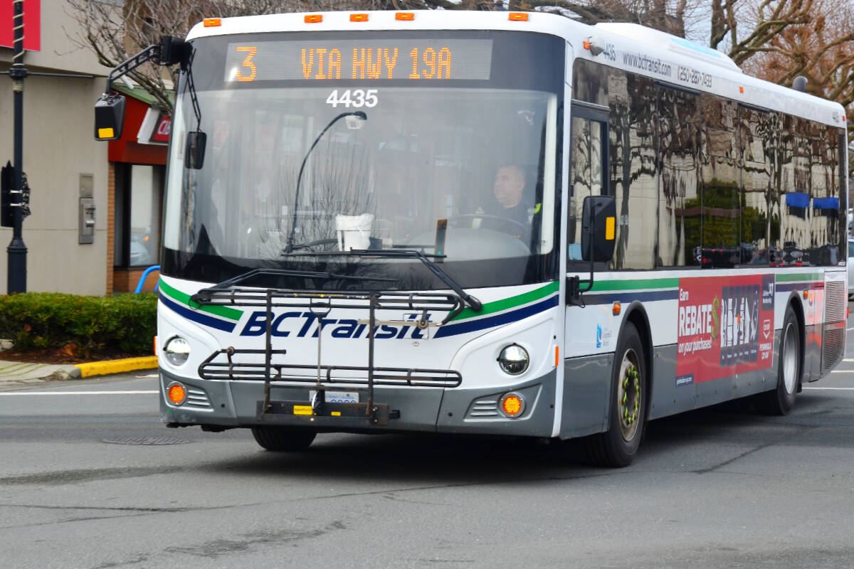 Bus service in the Campbell River and Comox Valley transit systems will cease on Friday, Dec. 15 due to job action by Unifor Local 114. Black Press file photo by Alistair Taylor/Campbell River Mirror