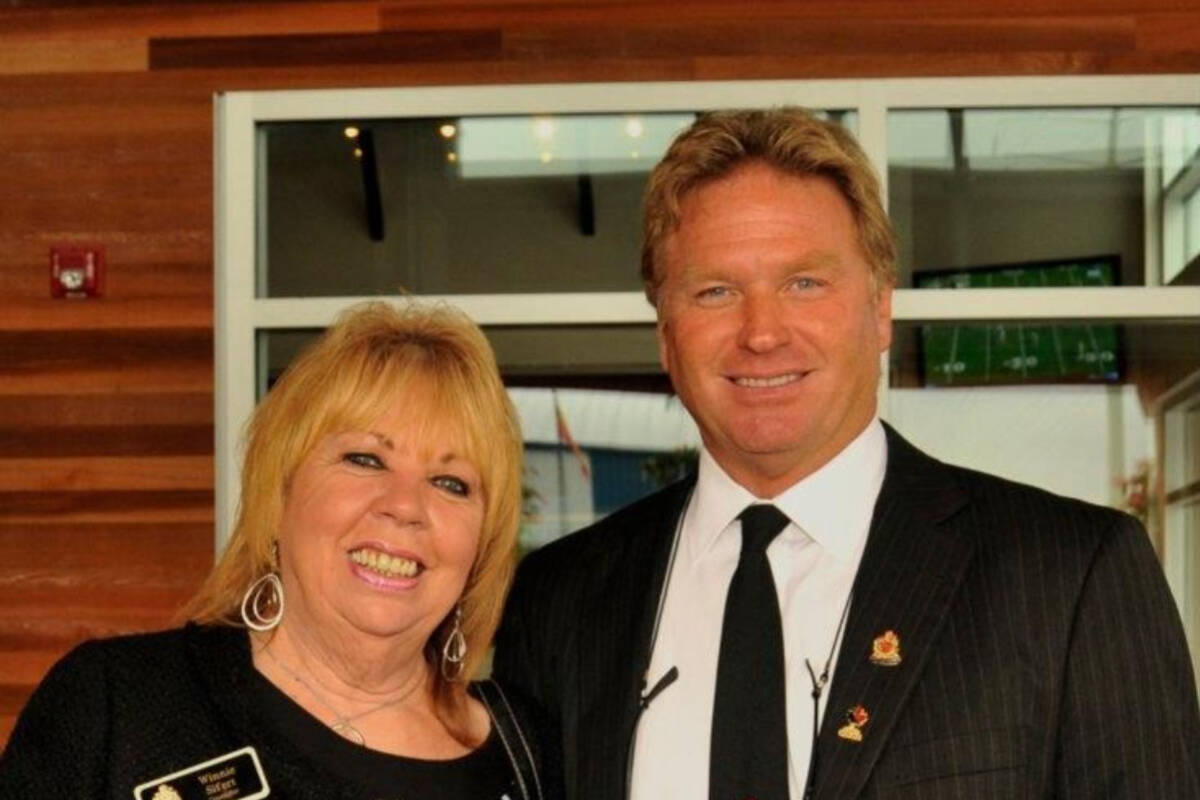 Winnie Siefret and Stew Young attend an event during their time on the city council. Siefret stepped away from her role prior to the last election. (Photo supplied/ Malti Devi)