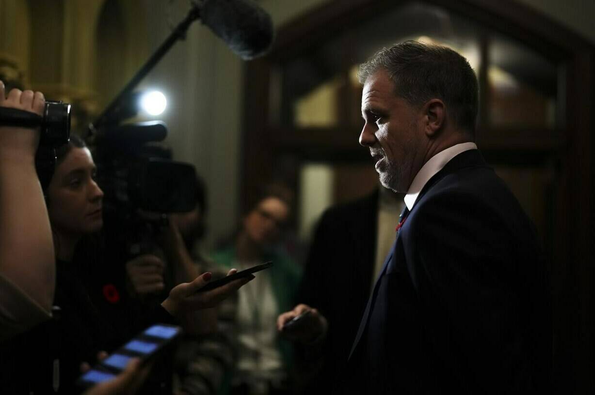 The New Democrats and the Liberals have agreed to a new March 1 deadline to table pharmacare legislation in the House of Commons of part of their supply and confidence deal. Health Minister Mark Holland arrives to a cabinet meeting on Parliament Hill in Ottawa on Tuesday, Nov. 7, 2023.THE CANADIAN PRESS/Sean Kilpatrick