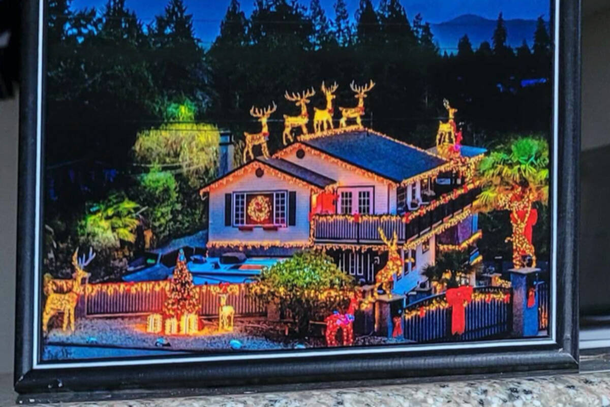 This Christmas display prompted one person to write and complain to the homeowner. (Screenshot/Facebook)
