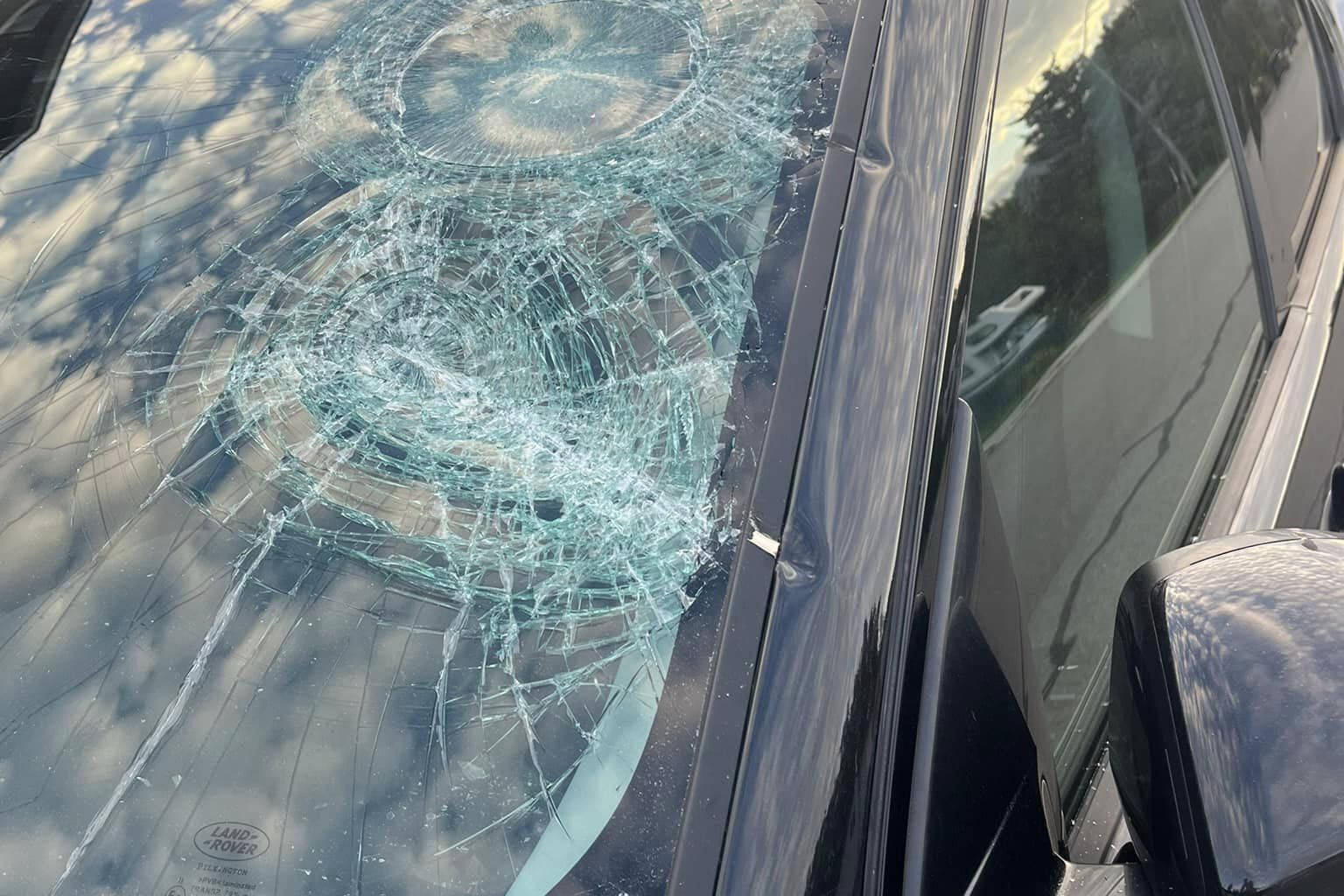 A Yukon man allegedly took a 2X4 to numerous vehicles and some homes in a Penticton neighbourhood. (Juliana Bee Facebook)