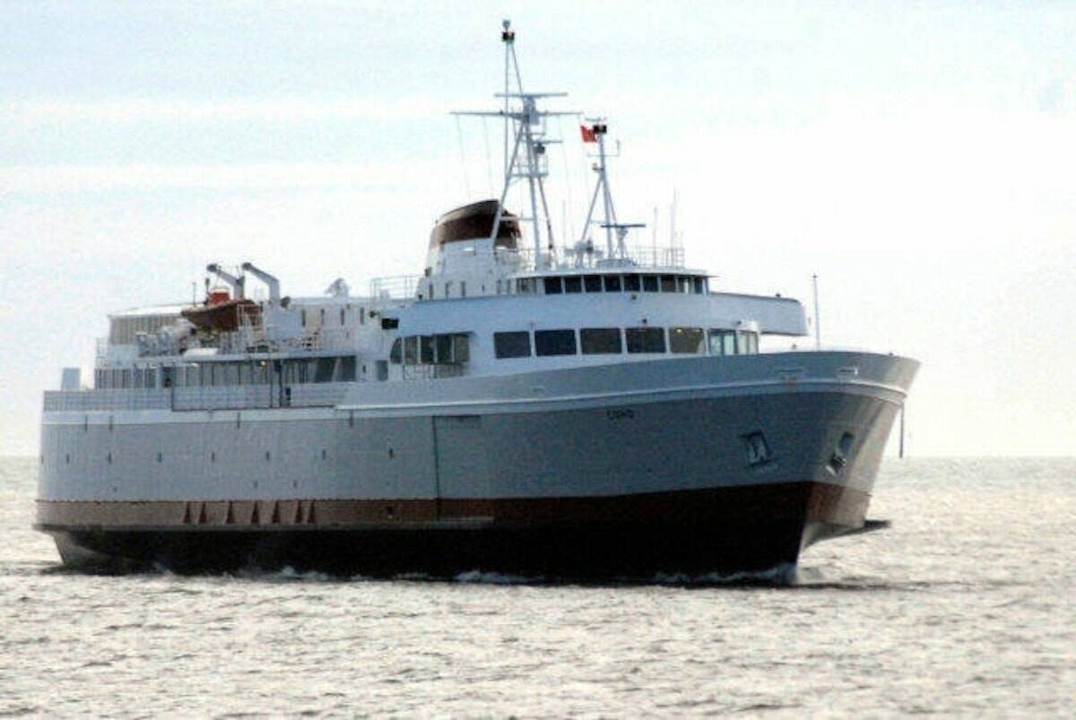 The M.V. Coho vehicle ferry will be out of service until Feb. 7. (Black Press Media file photo)