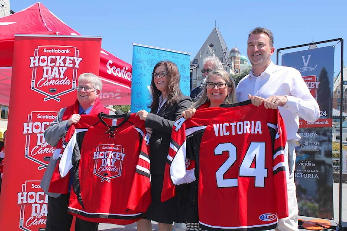 On June 6, officials at Ship Point announced Victoria will host Hockey Day in Canada. (Black Press Media file photo)