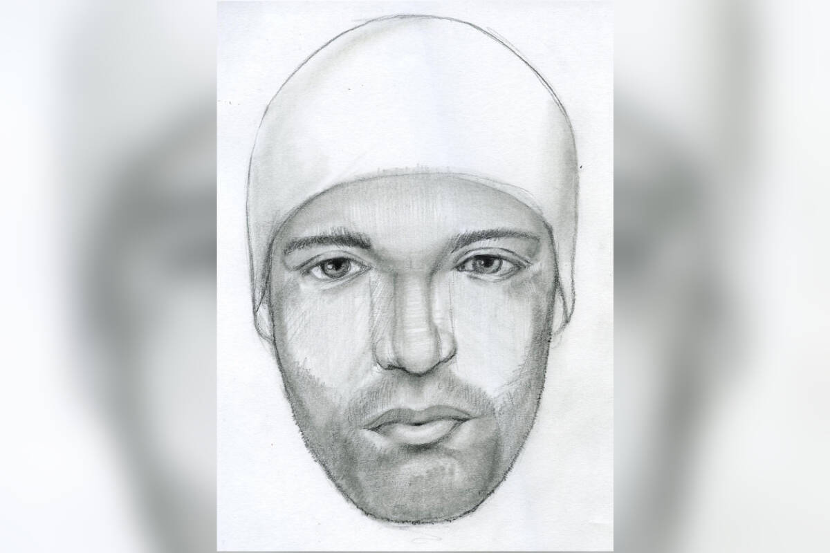 Vancouver police have released a sketch of the suspect in a child-luring investigation on Dec. 13, 2023. (vancouver Police Department handout)