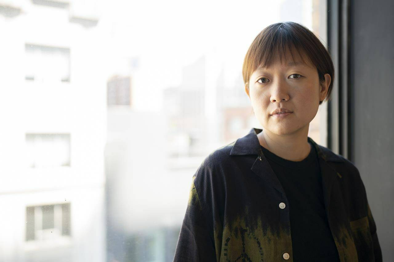 Filmmaker Celine Song poses for a portrait in Toronto on Monday, May 29, 2023. Several Canadians are vying for Golden Globe awards tonight, including indie darling Song and blockbuster star Ryan Gosling. THE CANADIAN PRESS/Arlyn McAdorey