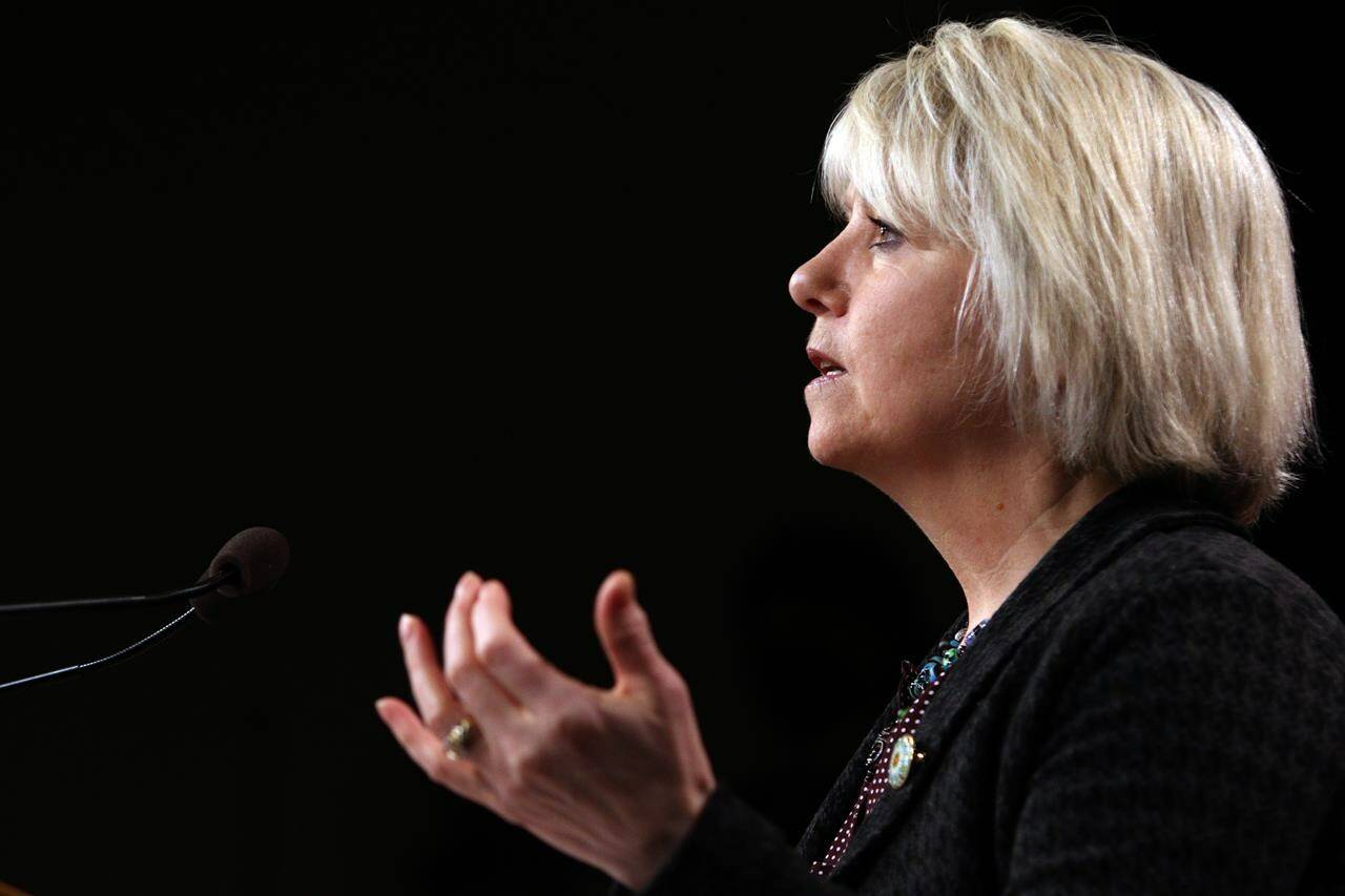 Provincial Health Officer Dr. Bonnie Henry said Wednesday B.C. has seen an “uptick” of COVID-19 cases and hospitalizations. (THE CANADIAN PRESS/Chad Hipolito)