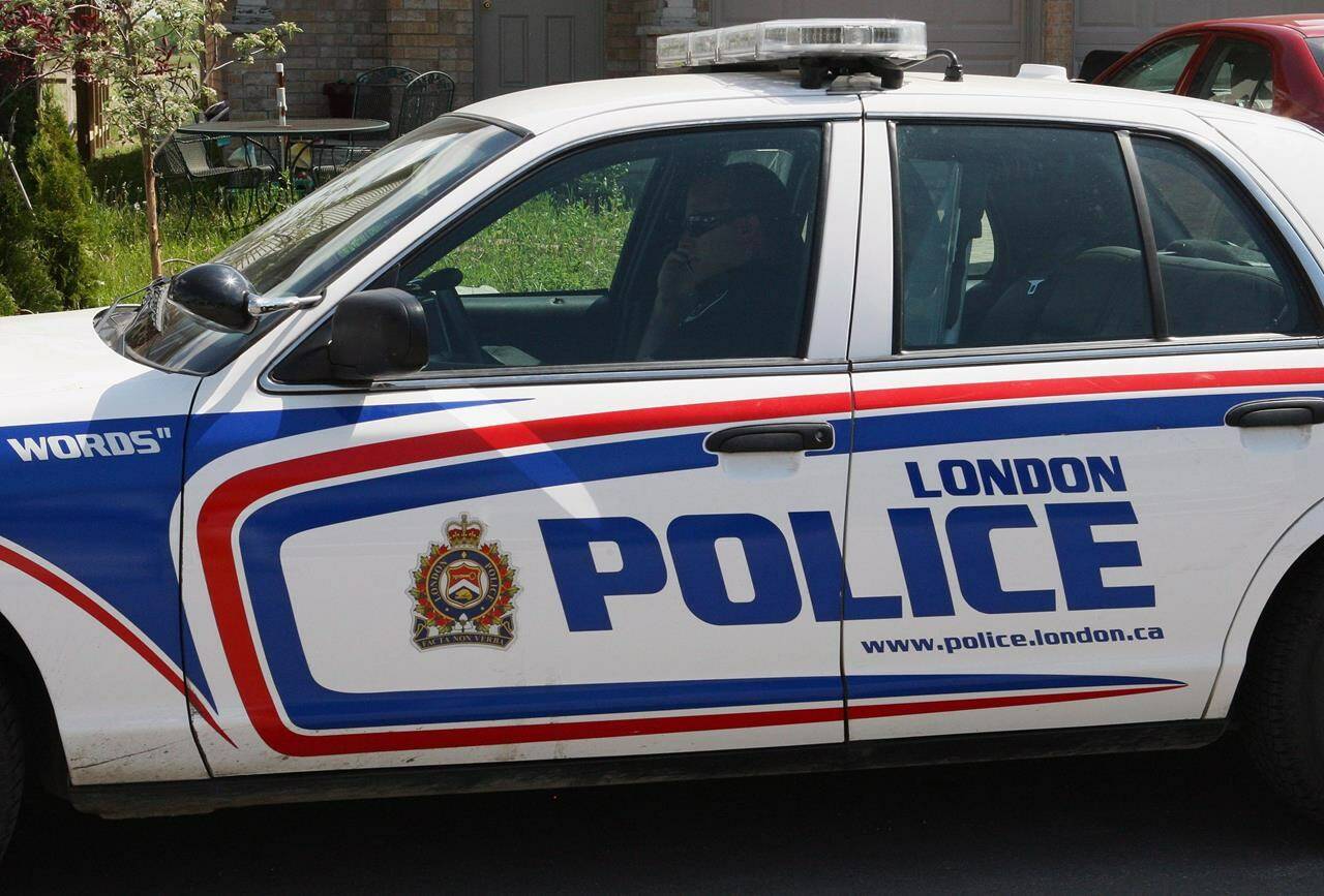 Police in London, Ont., are not confirming a report that five members of Canada's 2018 world junior hockey team have been told to surrender to authorities to face charges of sexual assault. A London Police cruiser is seen in London, Ont., Friday, May 30, 2014. THE CANADIAN PRESS/Dave Chidley
